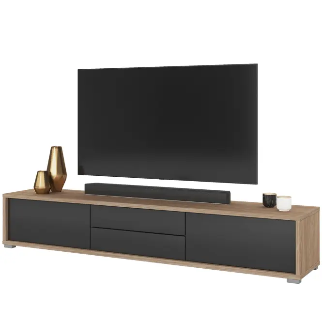 TV stolík Frida  2k2s 39 Dub Olejovaný/Antracit,4