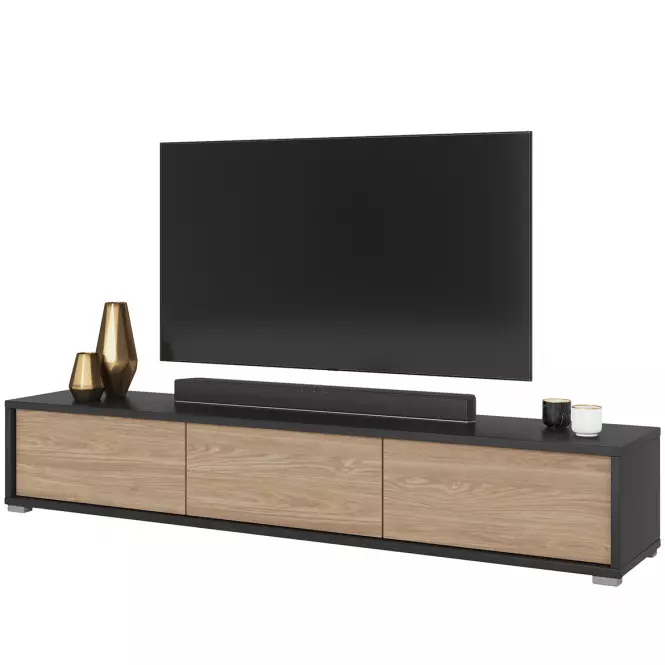 TV stolík Frida  3k 38  Antracit/Dub Olejovaný