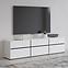 TV stolík Cross  3k3s Biela/Čierna 41,6