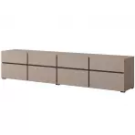 TV stolík Cross  4k4s Congo/Čierna 40