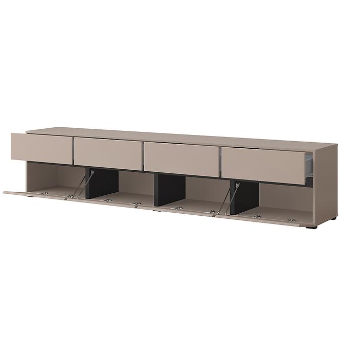 TV stolík Cross  4k4s Congo/Čierna 40