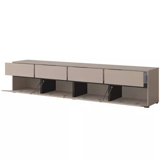 TV stolík Cross  4k4s Congo/Čierna 40,4