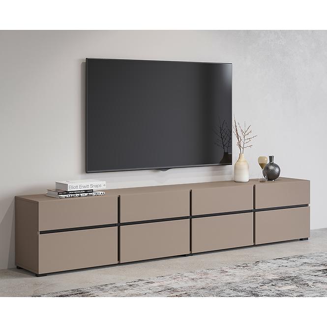 TV stolík Cross  4k4s Congo/Čierna 40