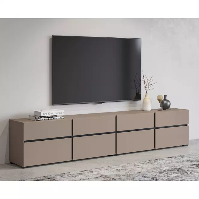 TV stolík Cross  4k4s Congo/Čierna 40,6