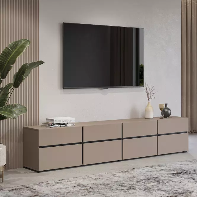 TV stolík Cross  4k4s Congo/Čierna 40