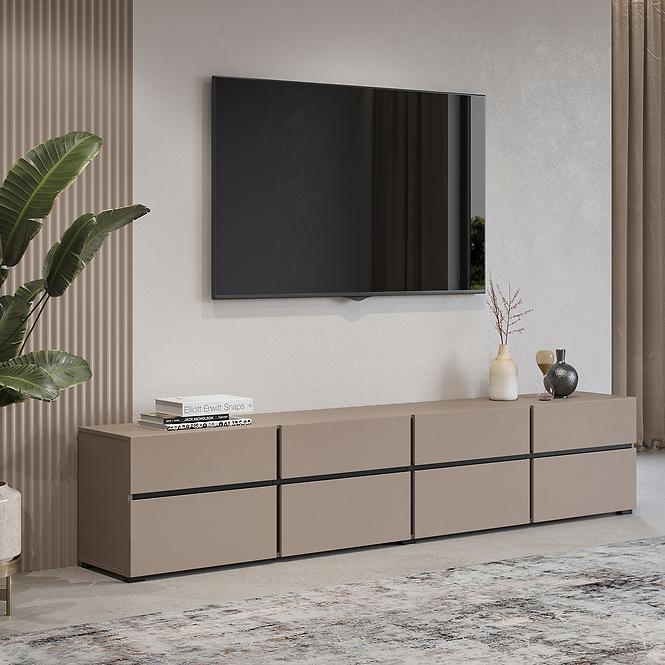 TV stolík Cross  4k4s Congo/Čierna 40