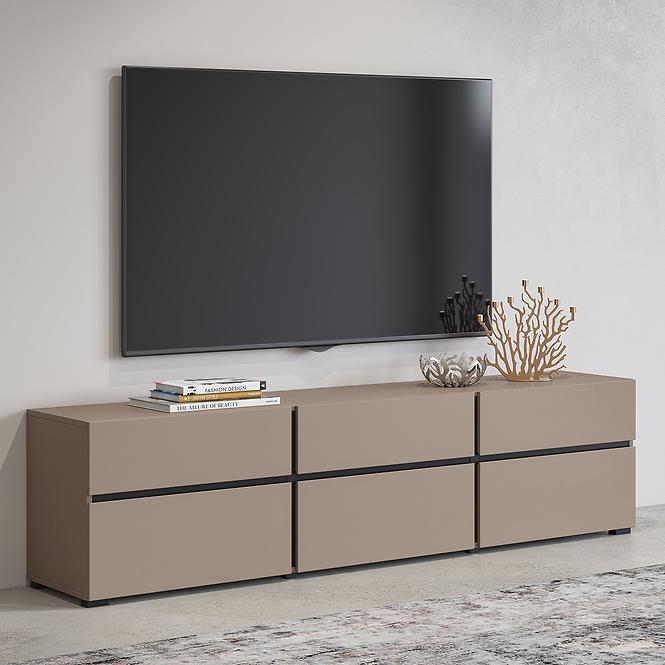 TV stolík Cross  3k3s Congo/Čierna 41,6