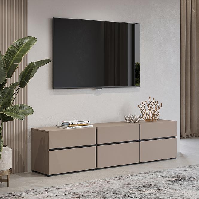TV stolík Cross  3k3s Congo/Čierna 41,7