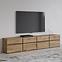 TV stolík Cross  4k4s Dub Wotan/Čierna 40,6