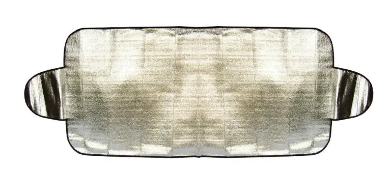 Strieborná ochrana na čelné sklo auta, 200 cm x 70 cm