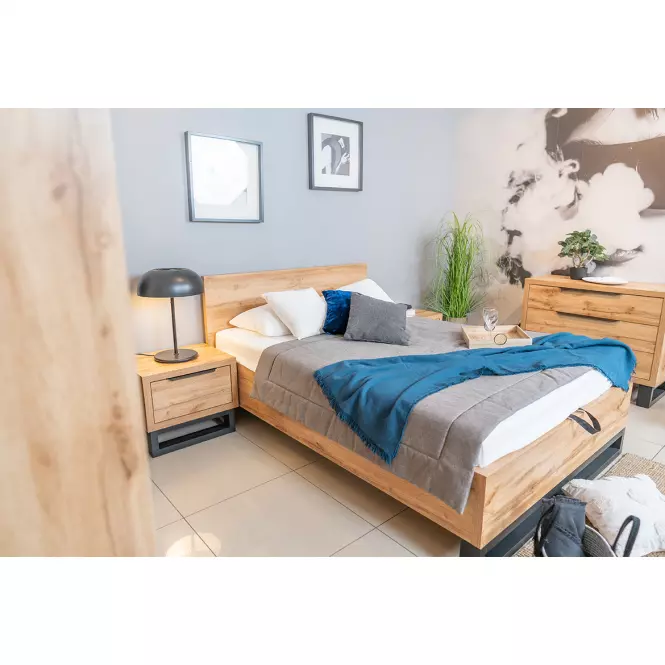 Posteľ 180/200 Halle S 52  Dub Wotan