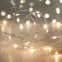 Vianočné LED svetielka 20l drôtik kvpaky na batérie 4/19/nik/ww,2