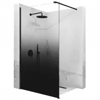 Sprchová stena Aero Ombre black/black 100
