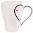 Porcelánový hrnček 0,38l, duo srdce