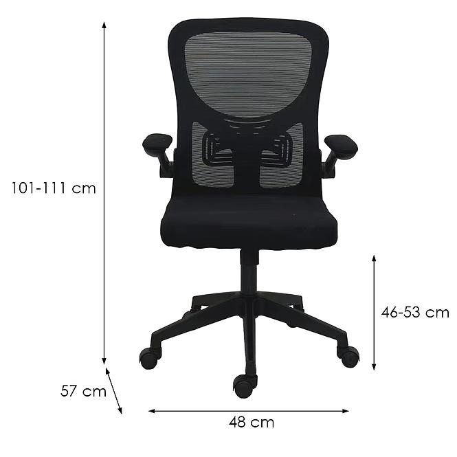 Kancelárske kreslo 9076 Kenso čierna