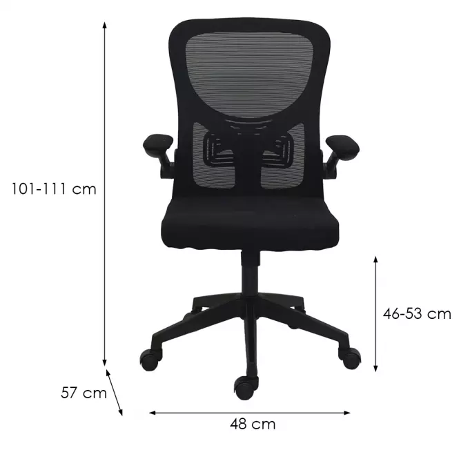 Kancelárske kreslo 9076 Kenso čierna,7