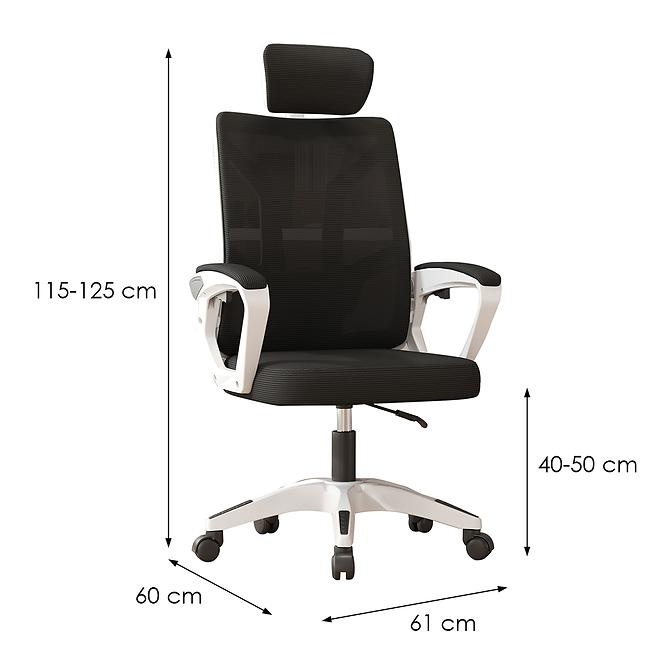 Kancelárske kreslo 9914 Leander čierna
