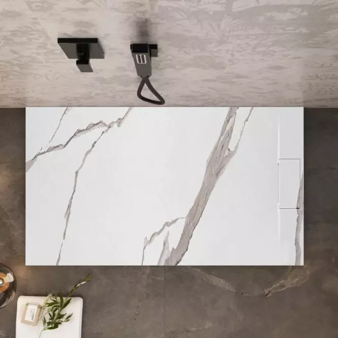 Vanička štvorcová Bazalt 90x90x2,5 Rea K7002,5