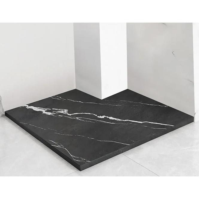 Vanička štvorcová Magnum Carrara Black 90x90x2,5 Rea K7003