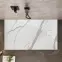 Vanička obdĺžniková Magnum Carrara White 80x100x2,5 Rea K7004,5
