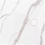 Vanička štvorcová Magnum Carrara White 90x90x2,5 Rea K7005