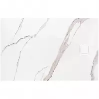 Vanička obdĺžniková Magnum Carrara White 90x120x2,5 Rea K7006