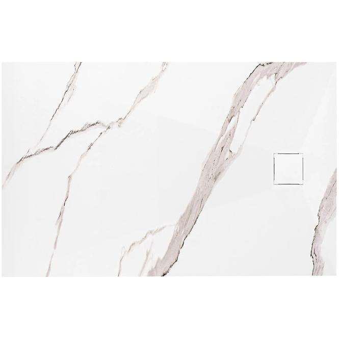 Vanička obdĺžniková Magnum Carrara White 90x120x2,5 Rea K7006