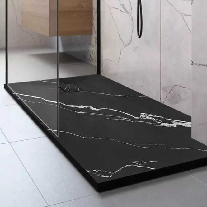 Vanička obdĺžniková Magnum Carrara Black 90x120x2,5 Rea K7009