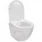 Závesná WC misa Carlos duroplast/Flat/Zm Aiax Shiny ,2
