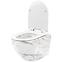 Závesná WC misa Carlos duroplast/Slim/Zm Lava Shiny ,5