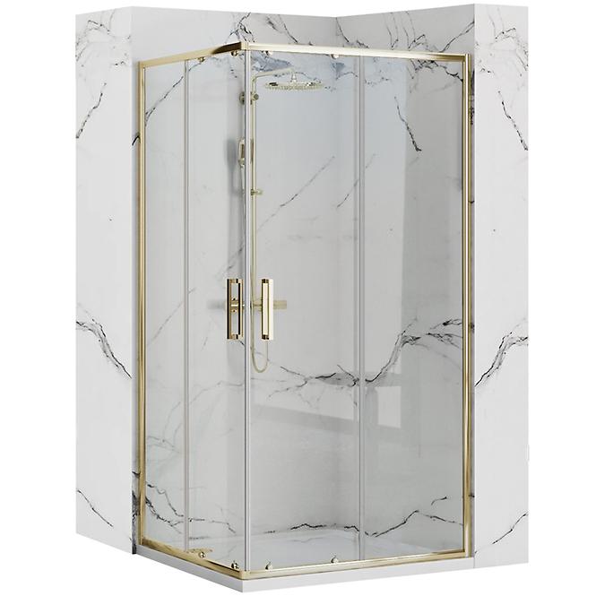 Sprchový kút Punto Gold 80x80 Rea-K6441  