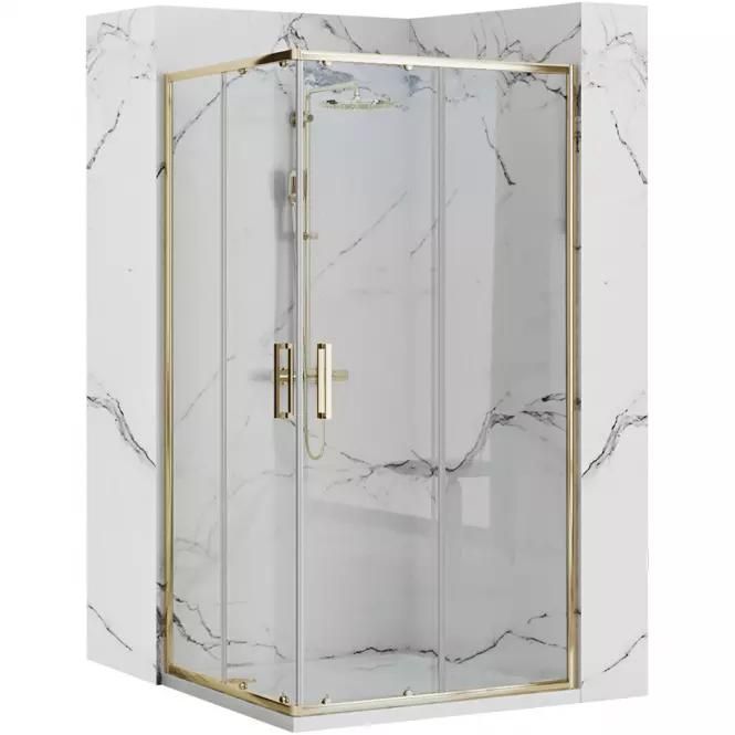 Sprchový kút Punto Gold 80x80 Rea-K6441  