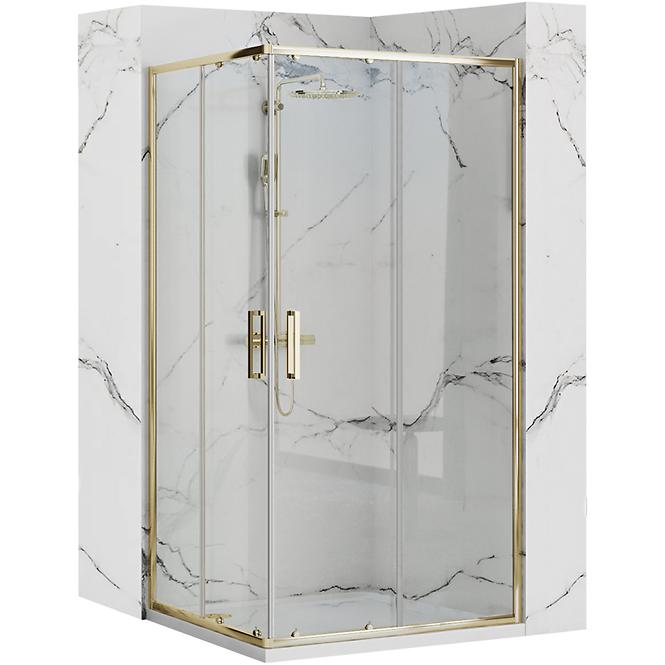 Sprchový kút Punto Gold 80x80 Rea-K6441  