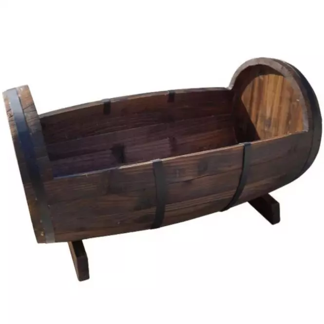 Drevený kvetináč 40x24x26 cm,2