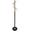 Vešiak Kovový 9463 Wooden Čierna/Prirodzené,2