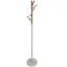 Vešiak kovový 9464 Wooden biela/prírodná,2