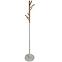 Vešiak kovový 9464 Wooden biela/prírodná,2