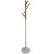 Vešiak kovový 9464 Wooden Biela/Prirodzené,2