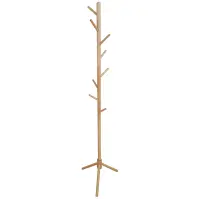 Drevený vešiak 9462 Wooden prírodný