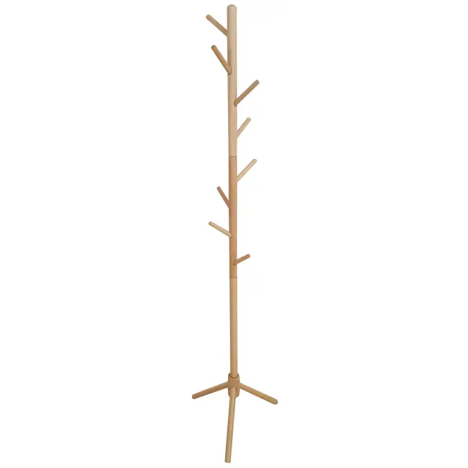 Drevený vešiak 9462 Wooden prírodný
