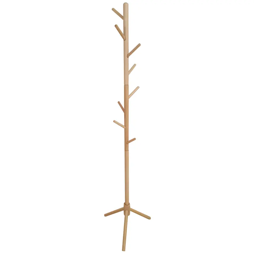 Drevený vešiak 9462 Wooden prírodný