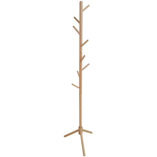 Drevený vešiak 9462 Wooden prírodný