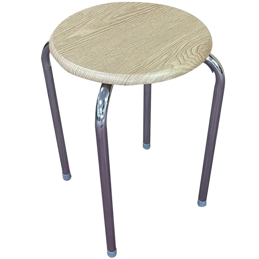 Taburetka DR-N-657 Axel 10896 chróm/prírodná