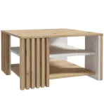 Konferenčný stolík 80x80 Zaandam dub artisan/biely