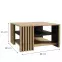 Konferenčný stolík 80x80 Zaandam dub artisan/čierna,2