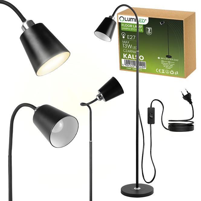 Stojacia lampa E27 KALSO Black LP1,4