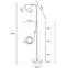 Stojacia lampa E27 KALSO Black LP1,5
