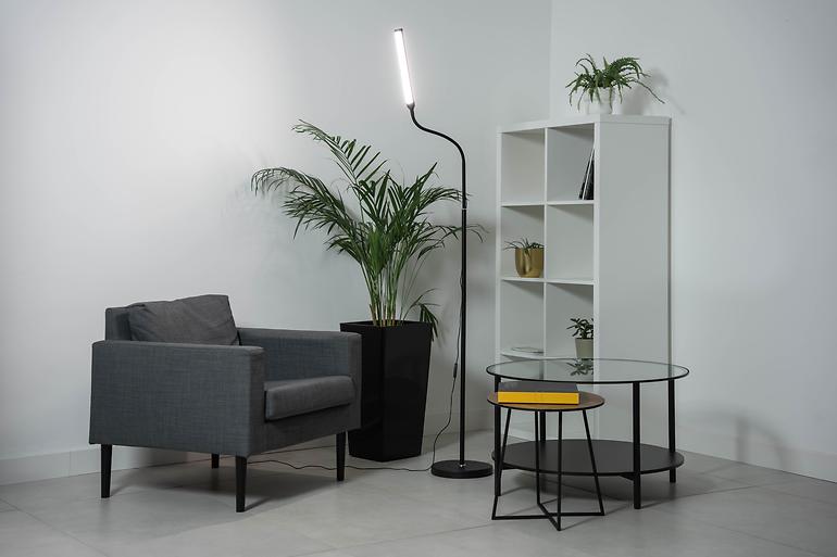 Stojacia lampa LED LONGA 9W Black LP1,5