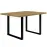 Stôl Tarazjus 140 cm TBLT441-D78-904 artisan/čierny