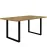 Stôl Tarazjus 160 cm TBLT442-D78-904 artisan/čierny